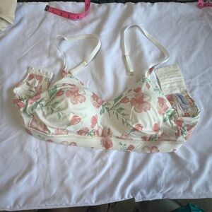 Floral Print Women's Bra